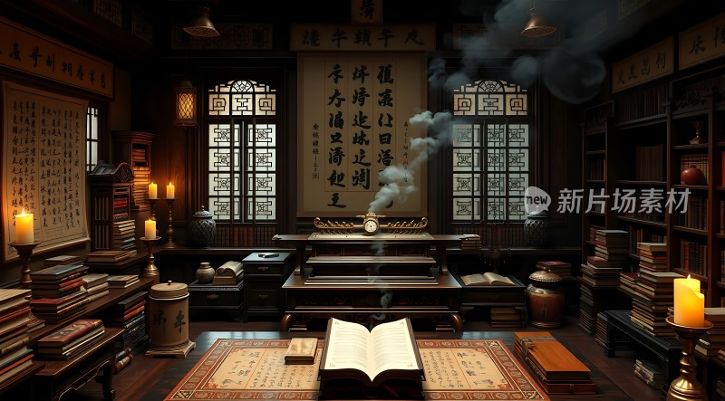 古韵书房书香四溢