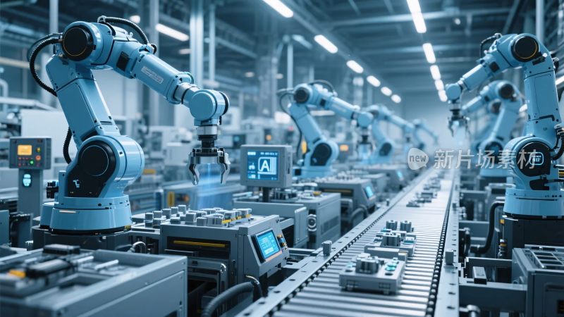 工业自动化机器人生产线