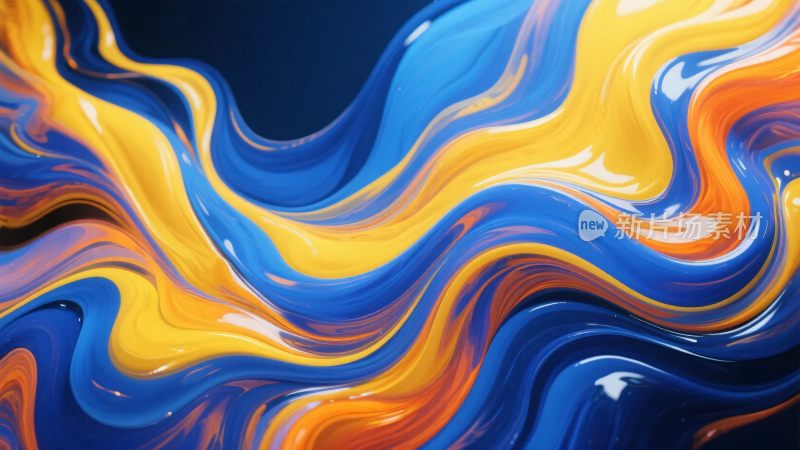 色彩流动抽象背景