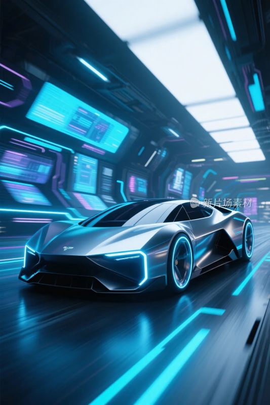 科幻未来汽车场景