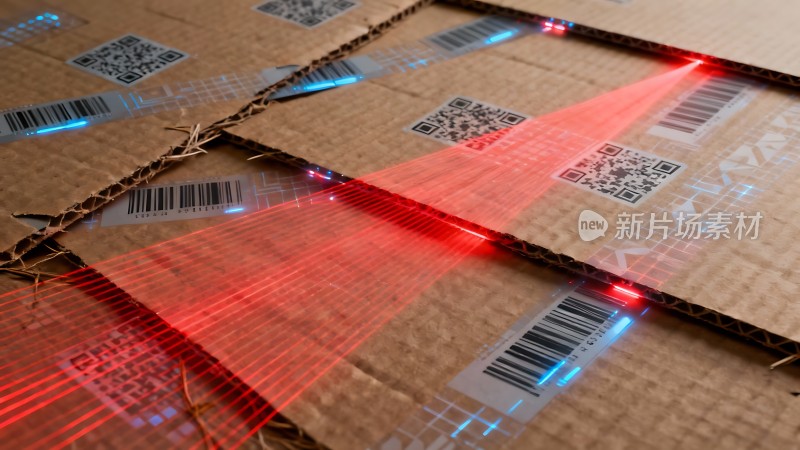 扫描二维码识别货物信息