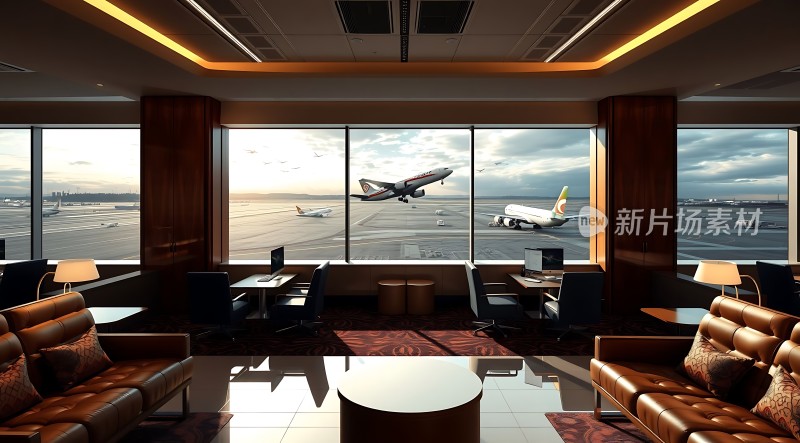 机场贵宾休息室豪华舒适尽享飞行前后的宁静时光