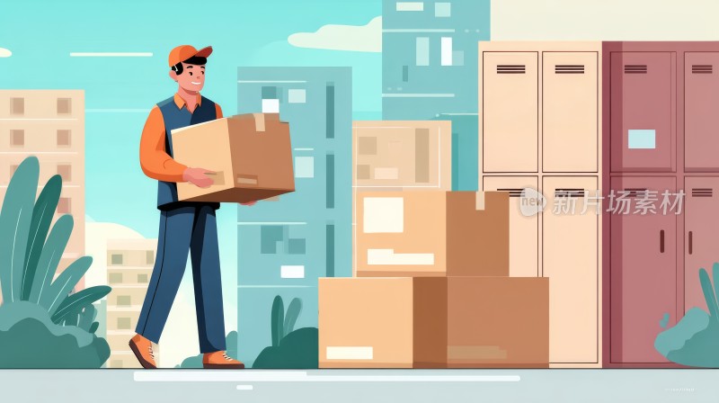 快递员的包裹派送
