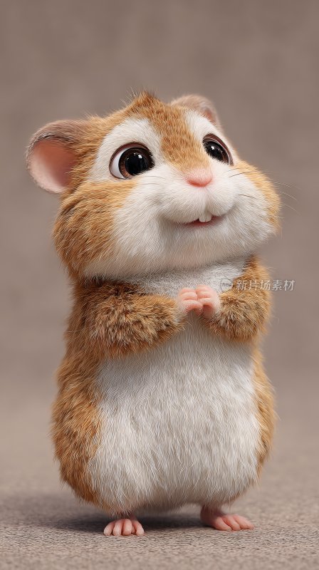 可爱小仓鼠卡通形象