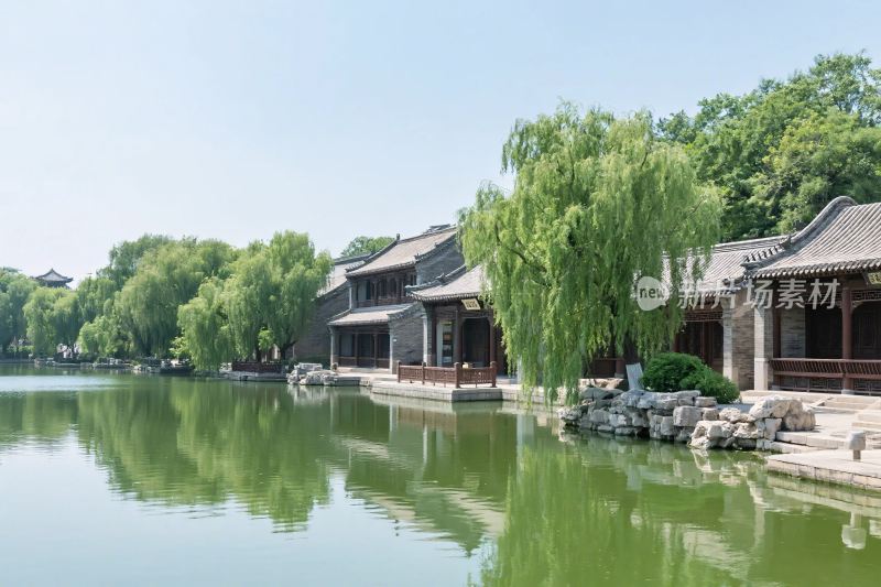 中式古建水景风光