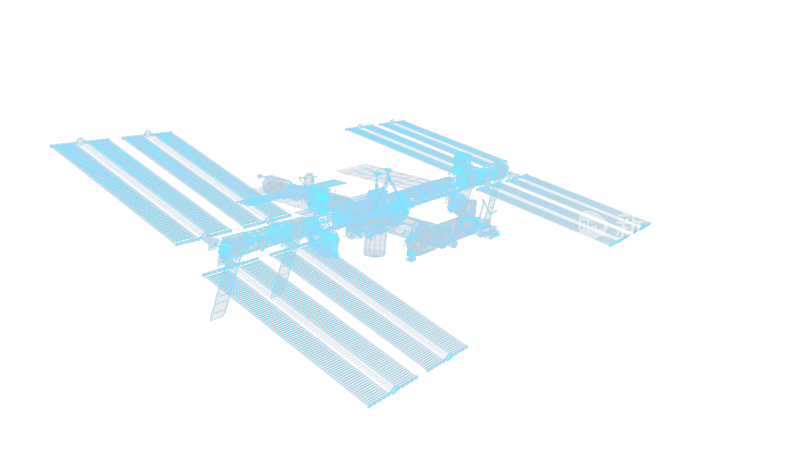 空间站 卫星太空宇宙航天未来元宇宙宇航员