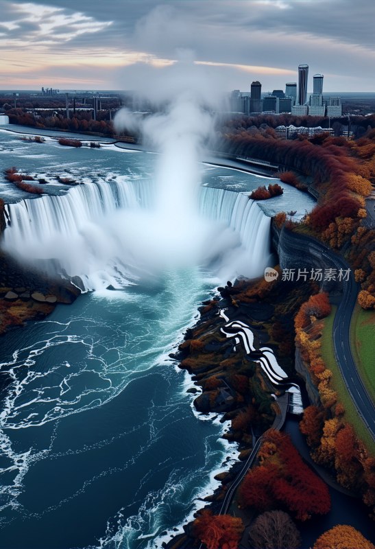尼亚加拉瀑布奇观