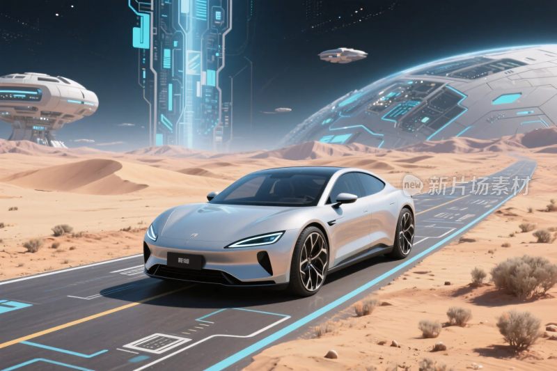 未来科幻汽车场景