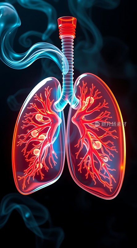 呼吸系统解剖图