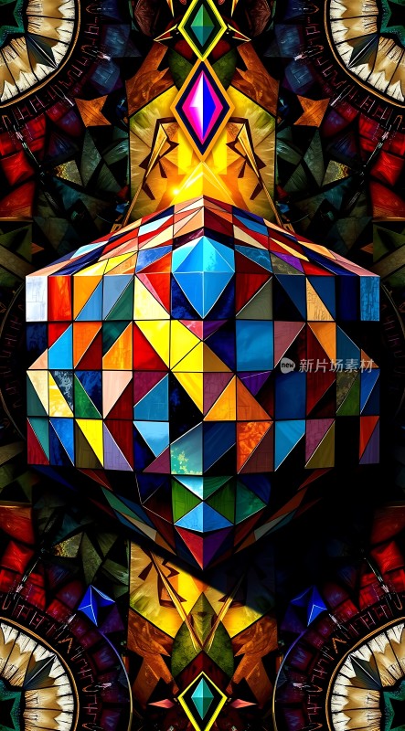 多彩几何艺术