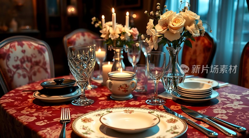 烛光晚餐浪漫温馨