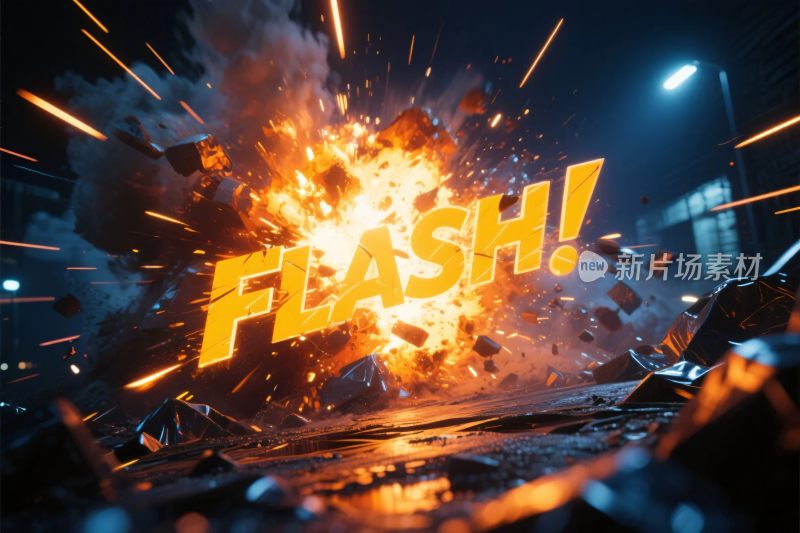 动态爆炸特效画面