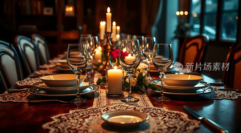 烛光晚餐浪漫温馨