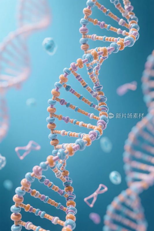 双螺旋结构示意图