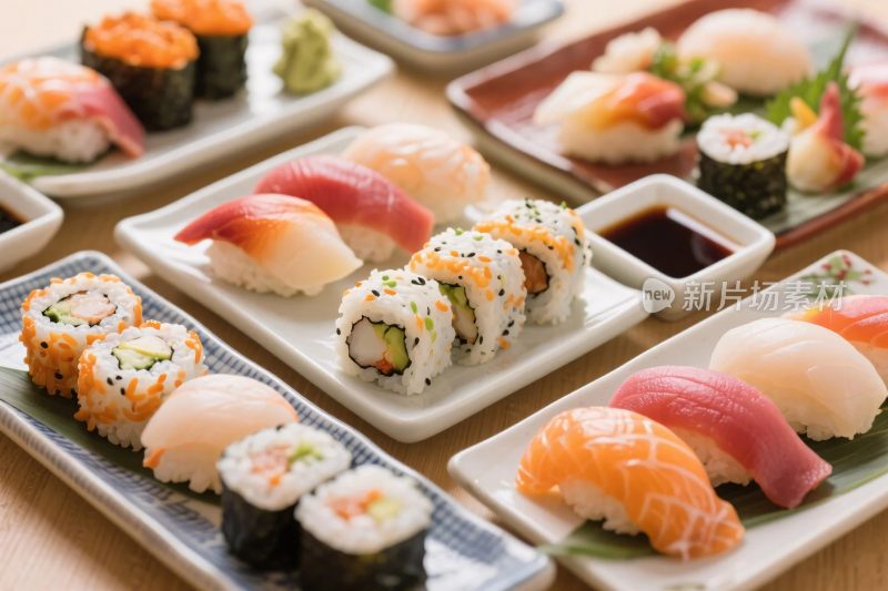 日式寿司美食画面