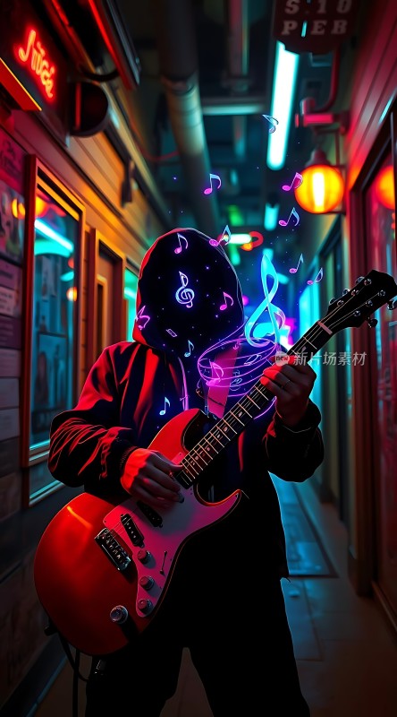 霓虹吉他手