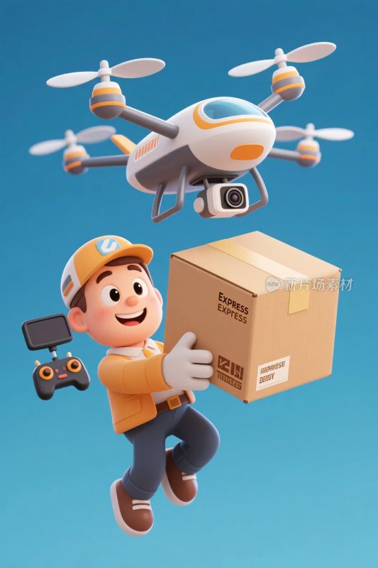 无人机配送场景