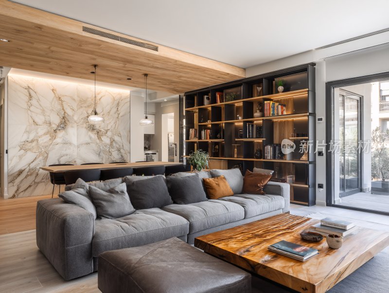 现代风格客厅室内场景