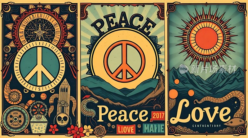 和平、爱、自由