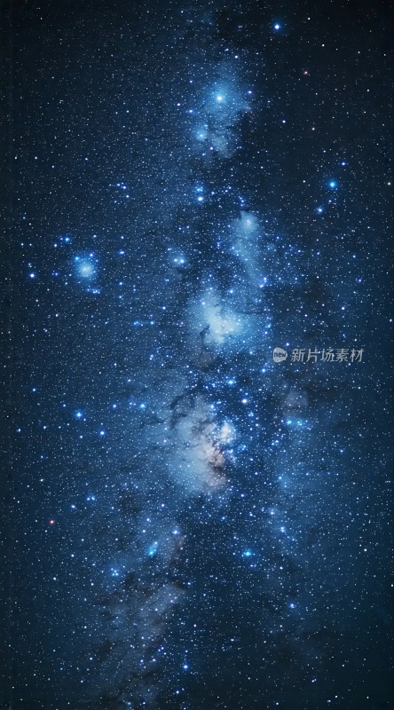 璀璨星空下的宇宙奇观