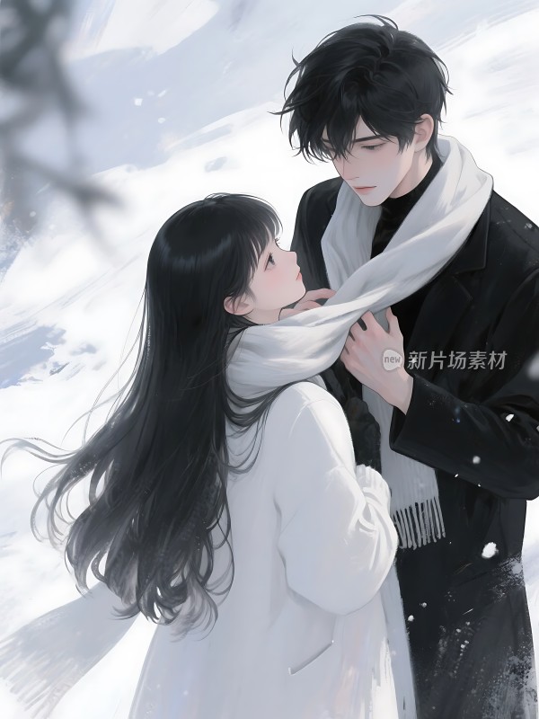 雪地里的白色恋人