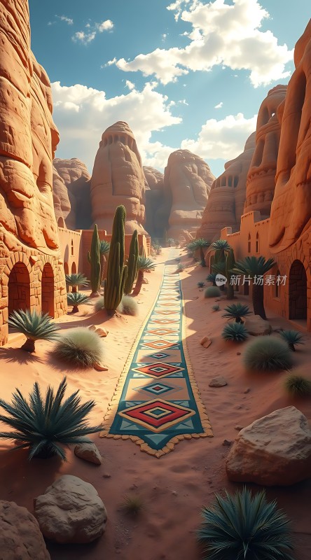 沙漠绿洲秘境探险之旅