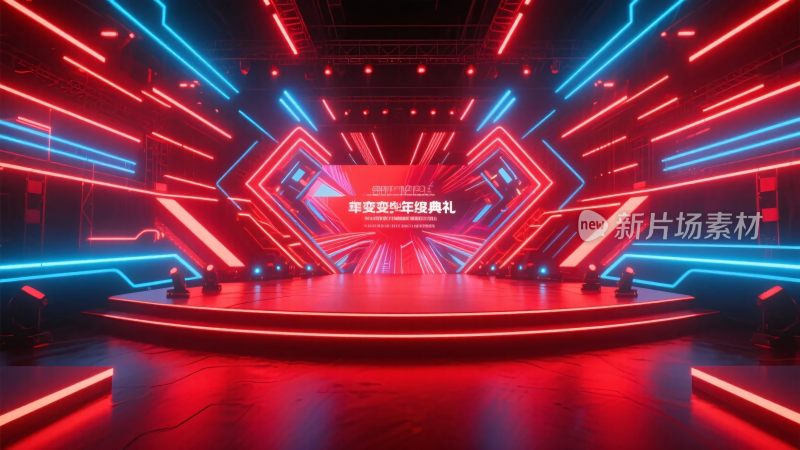 未来科技舞台场景