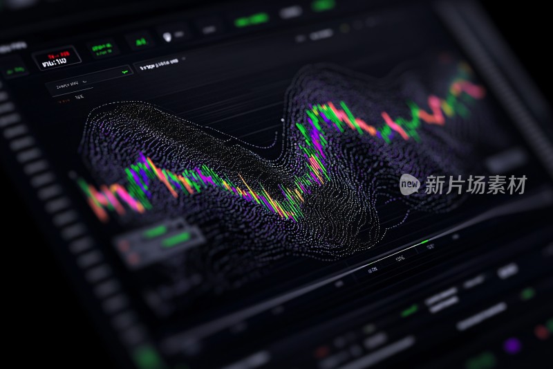 金融交易数据图表画面