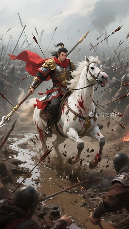 战马奔腾铁骑冲锋陷阵