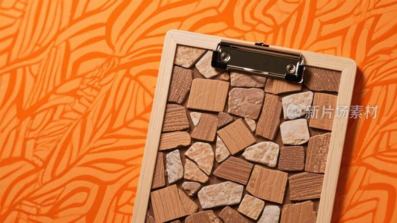 备忘录石块拼贴设计