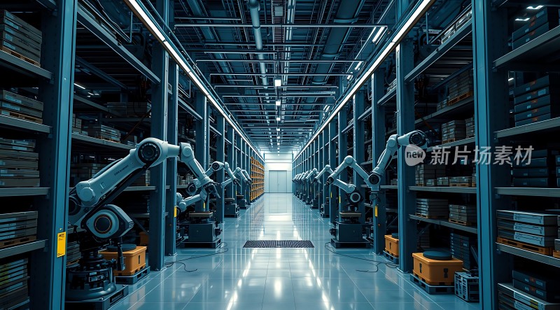 智能仓储机器人高效作业