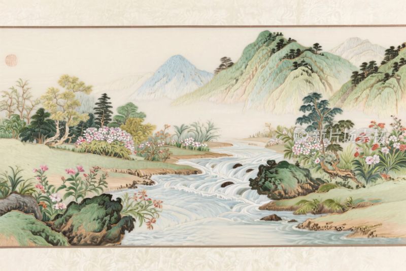 传统山水风景画