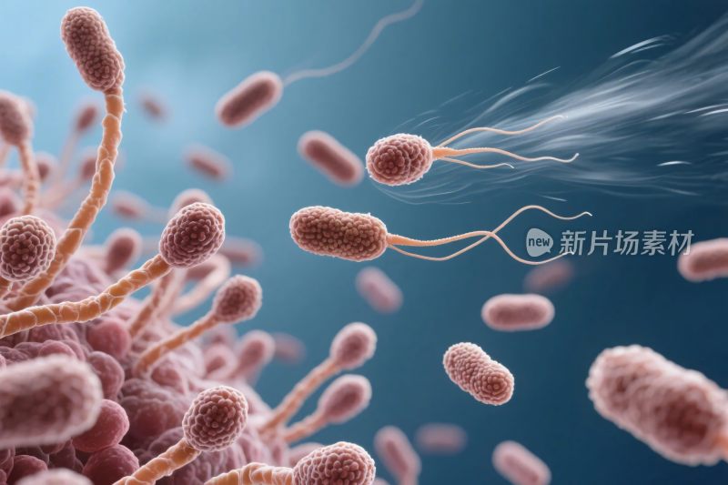 微生物细菌科学插画