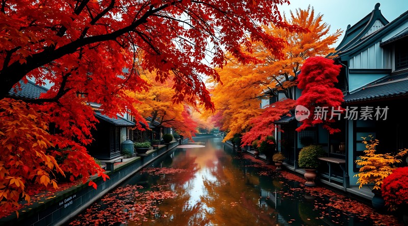 秋日古街水乡情