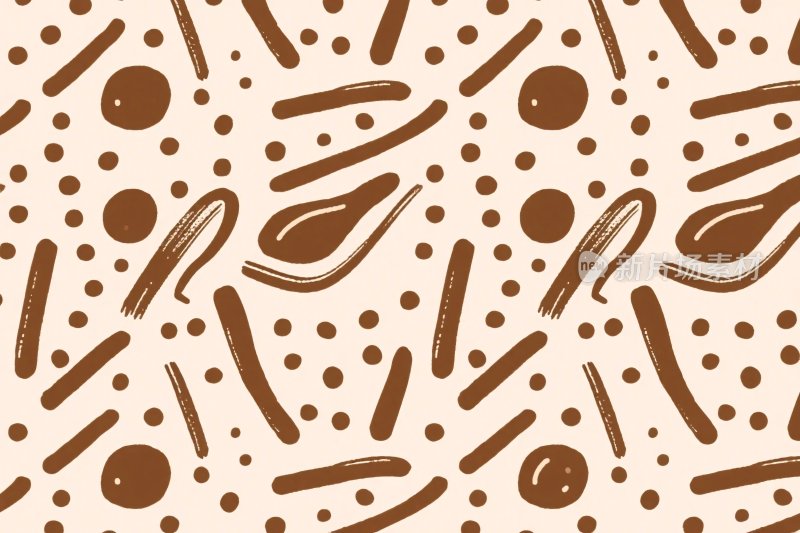 线条圆形装饰图案