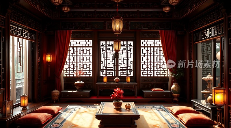 古风雅室红木家具显奢华