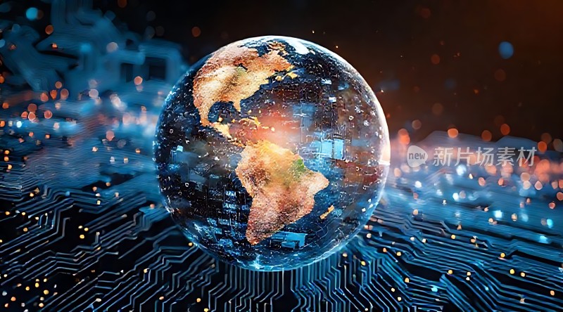 科技地球数字时代的全球互联