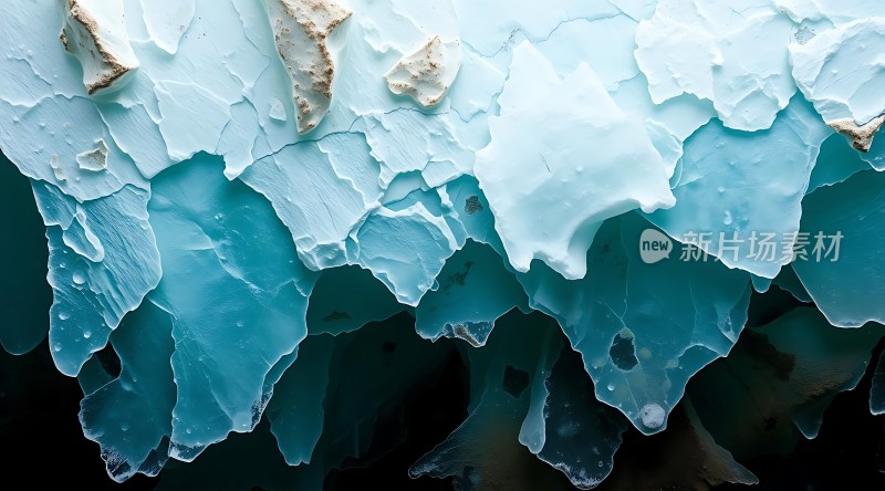 冰封世界晶莹剔透