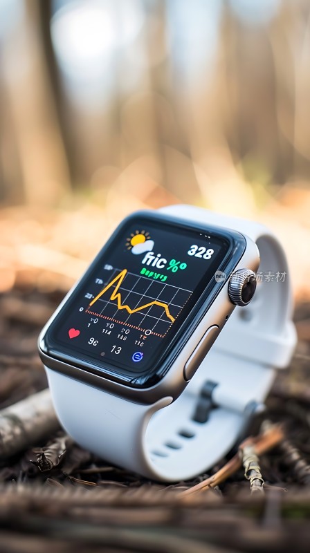 智能手表显示心率、温度和天气信息