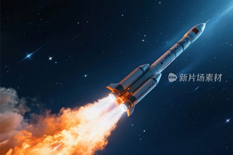 火箭发射升空