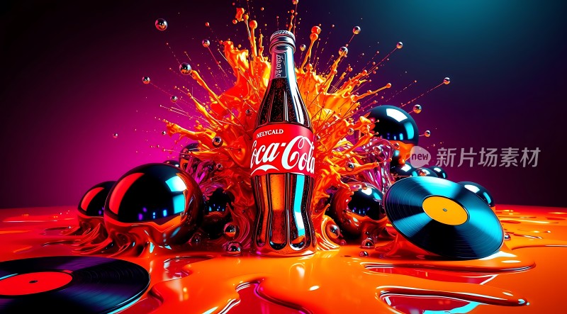 新片场素材 CocaCola