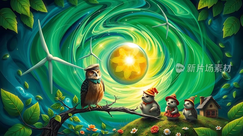 绿色家园和谐共生