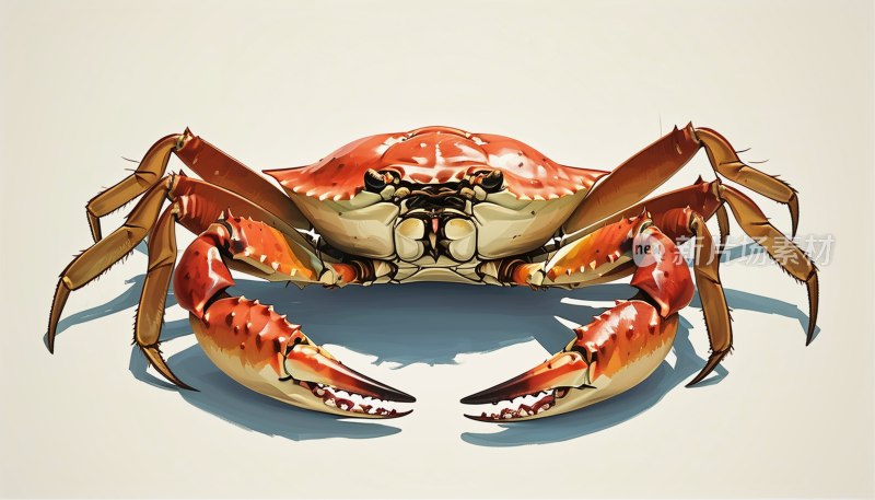 红白螃蟹插图