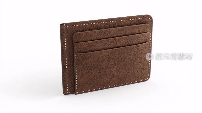 棕色皮质卡包展示