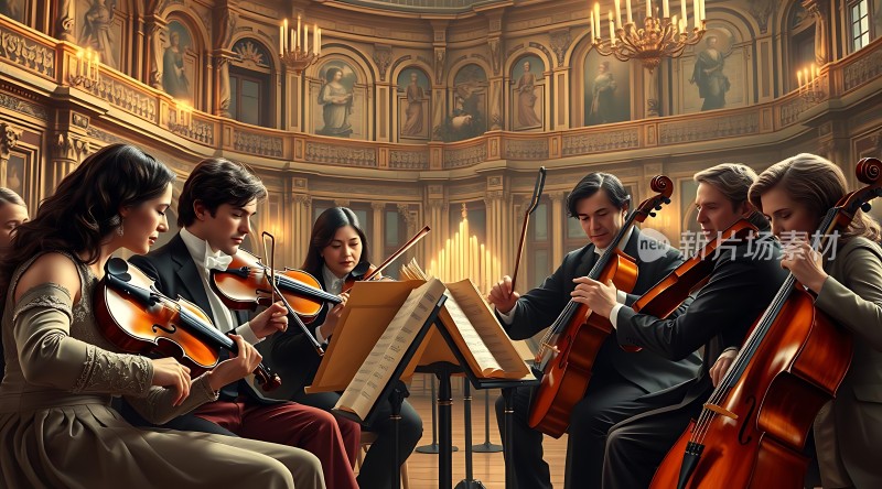 古典音乐盛宴优雅弦乐合奏