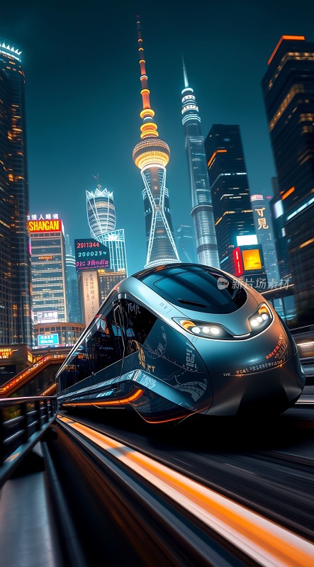 未来之城科技与速度的交响曲