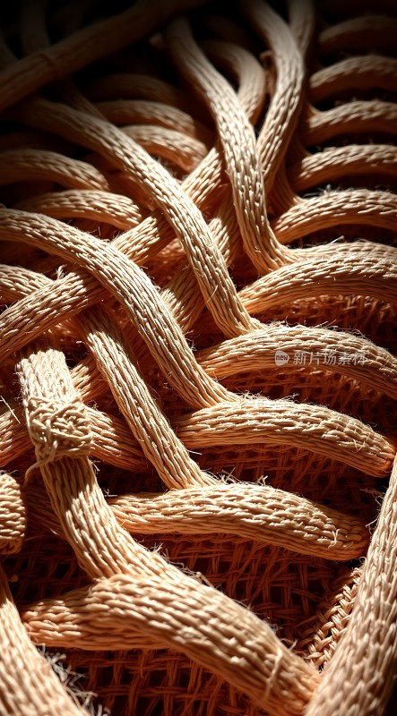 阳光下的编织艺术