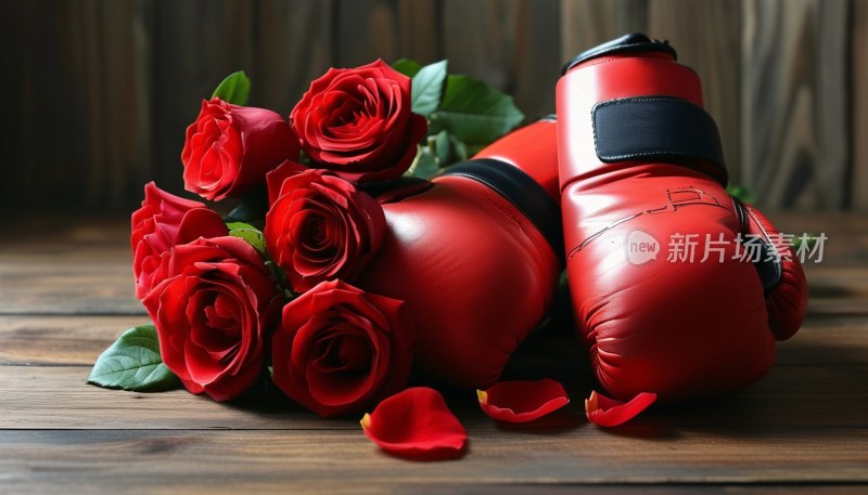 玫瑰拳击手套