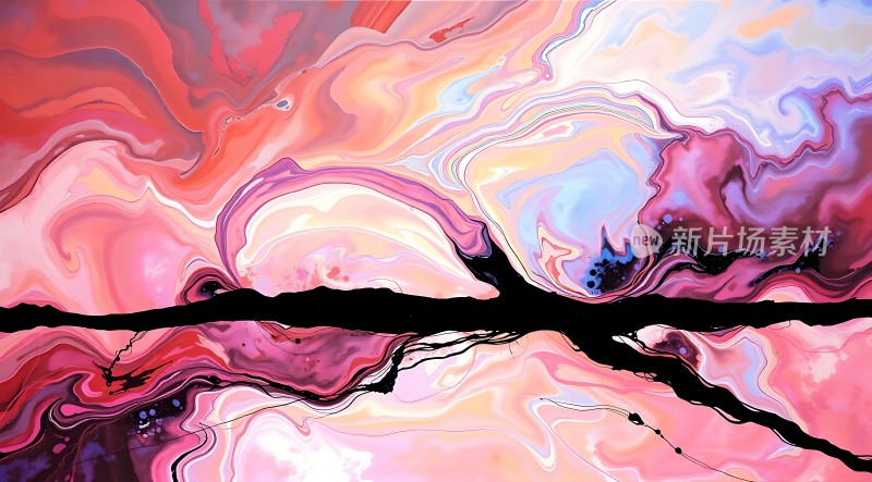 色彩交织的艺术