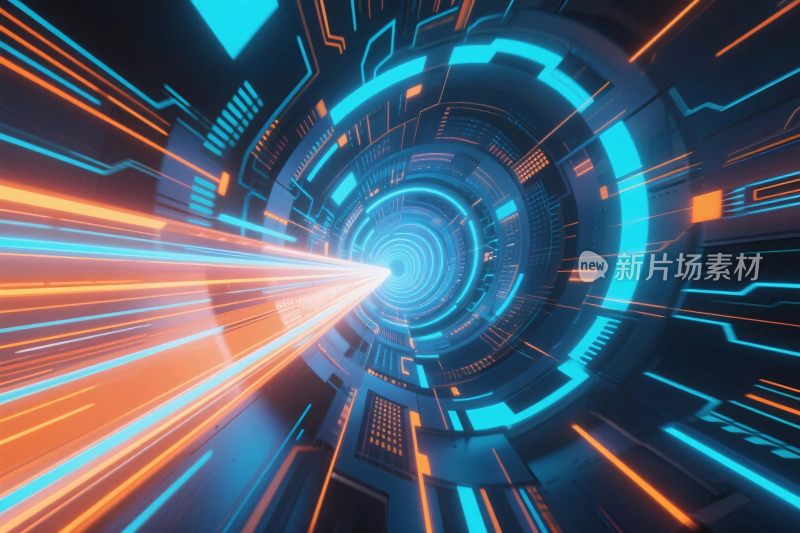 未来科技环形隧道